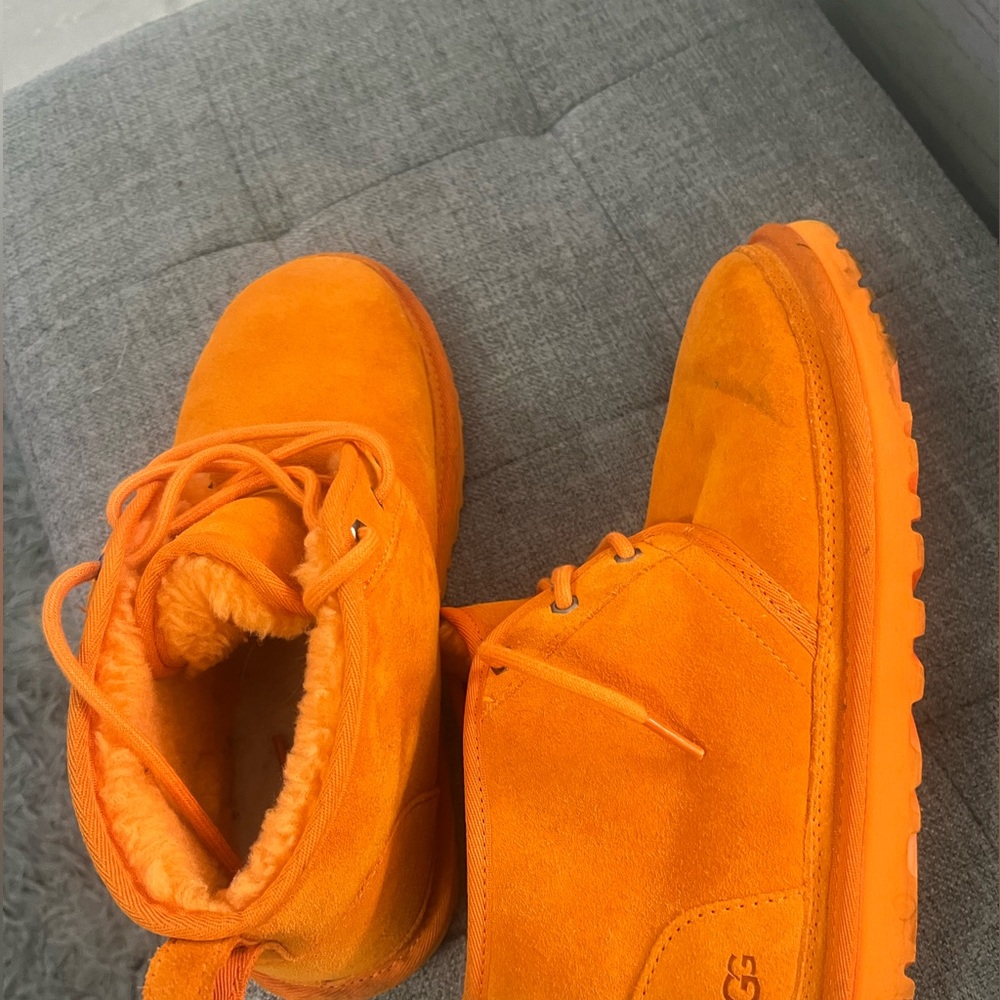Orange uggs like new